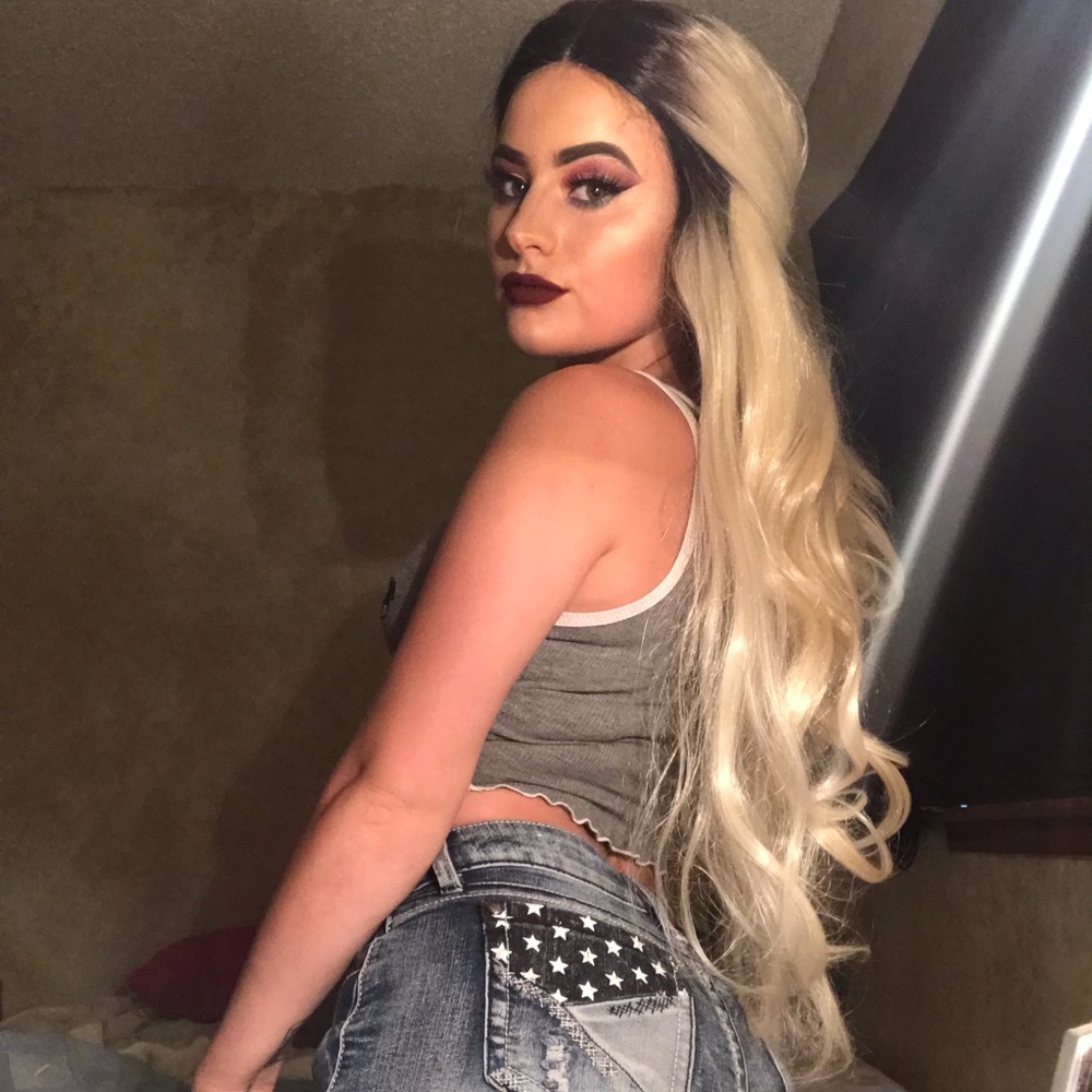 Blonde wig